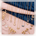 Luxury Gold Minimal Pendant Necklace Collection – Pearl, Heart, Shell & Beaded Charms (Trending Korean Style) - Pettlez Jewellery