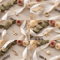 Opulent Gold Charm Necklace Collection – Celestial, Pearl & Romantic Motif Pendants - Pettlez Jewellery